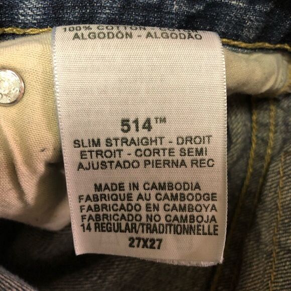 Levi’s Men’s 514 Jeans Size 27 x 27 - Picture 8 of 8